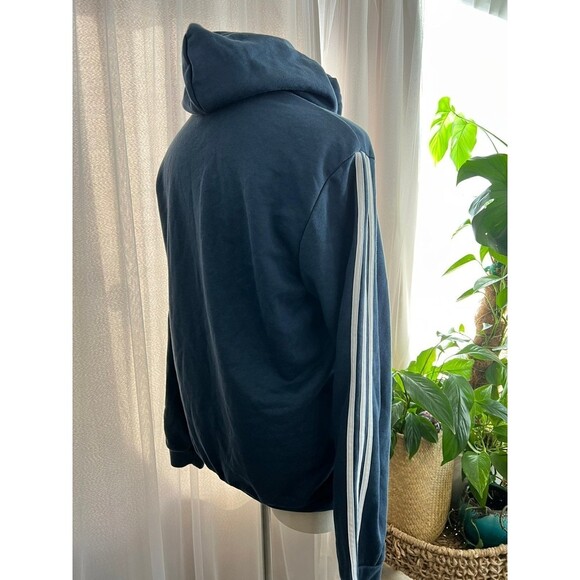ADIDAS NAVY BLUE HOODIE KIDS SIZE XL - Picture 2 of 9